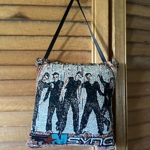 Vintage NSYNC Tapestry Decorative Hangable Pillows